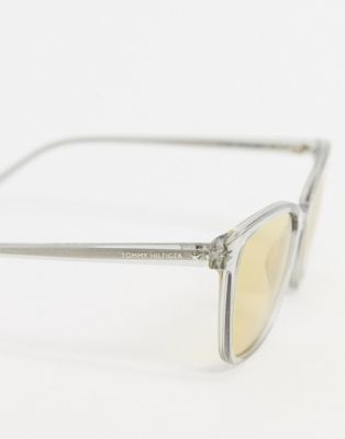 tommy hilfiger clear frame glasses