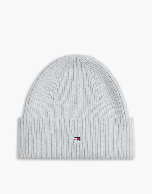 Tommy Hilfiger coffret cadeau bonnet et écharpe Hilfiger flag gris ...