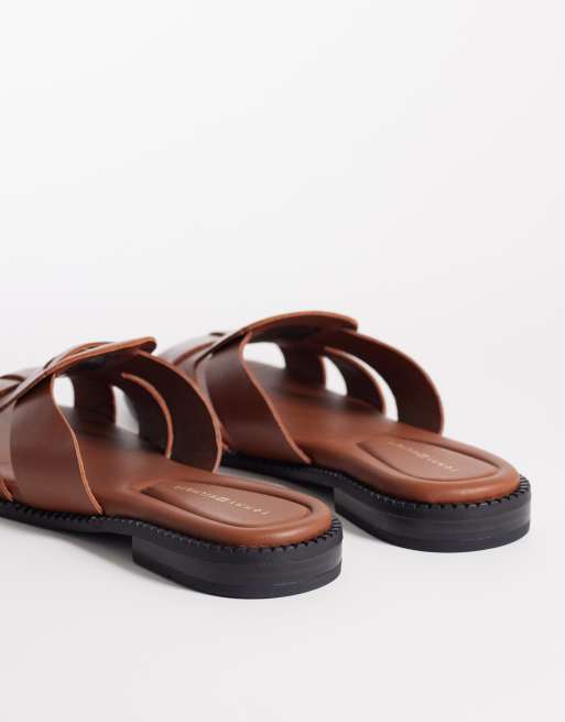 Tommy Hilfiger - Coin - Sandales en cuir - Fauve, 4 de 4