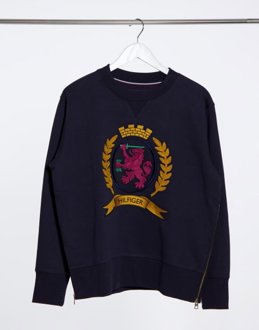 Tommy Hilfiger Capsule Crest Logo Sweatshirt - XS pre-owned