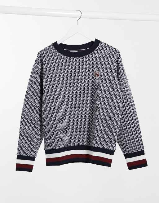 Tommy hilfiger monogram clearance sweater