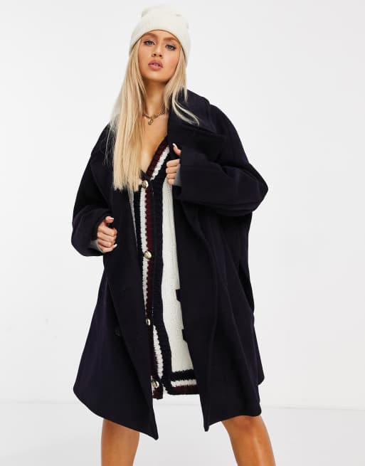 Tommy hilfiger oversized sale coat