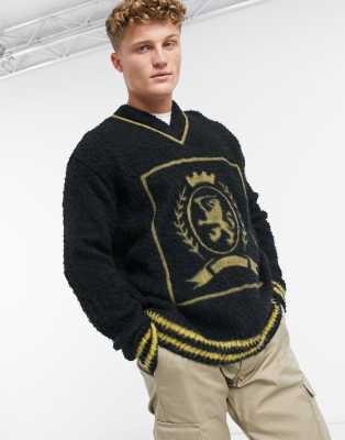 tommy jeans crest jumper