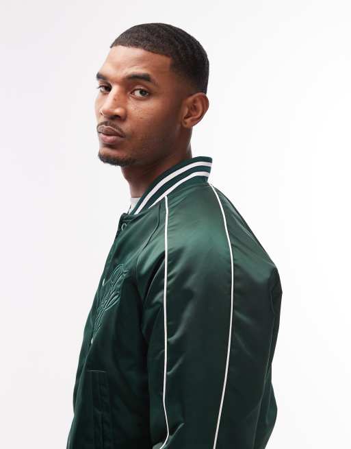 Tommy Hilfiger – College-Jacke aus Nylon in Dunkelgrün, 4 von 5