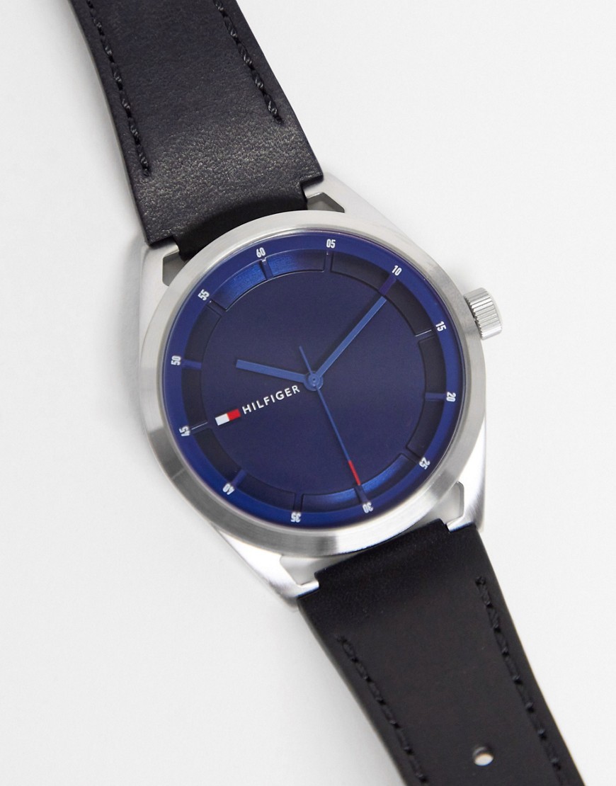 Tommy Hilfiger - Collin - Horloge met logo-Zwart