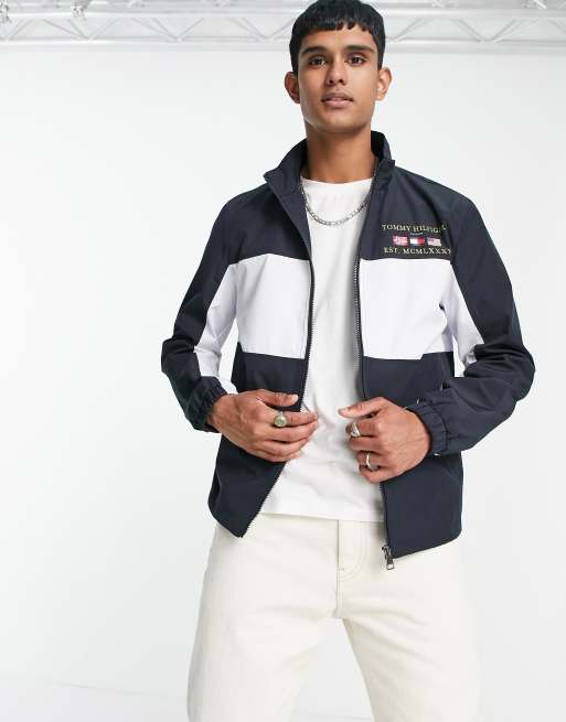 Colorblock tommy 2024 hilfiger jacket