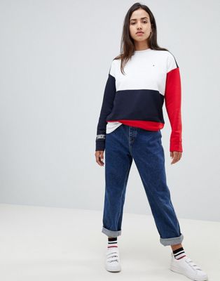 Tommy Hilfiger colour block sweater | ASOS