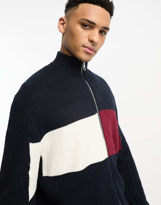 Tommy hilfiger sleeve block track top new arrivals