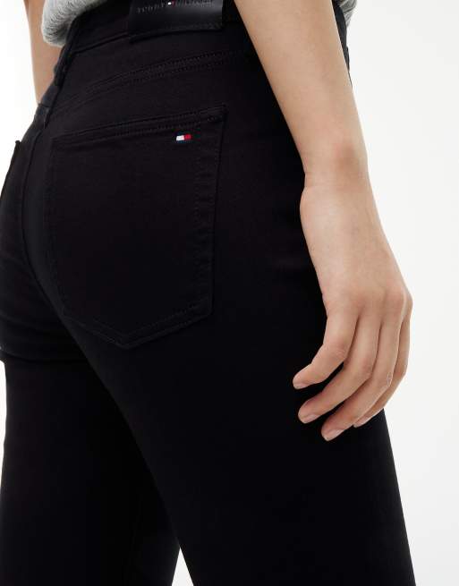 Tommy Hilfiger Como jean skinny noir taille mi-haute en stay black, 4 de 7