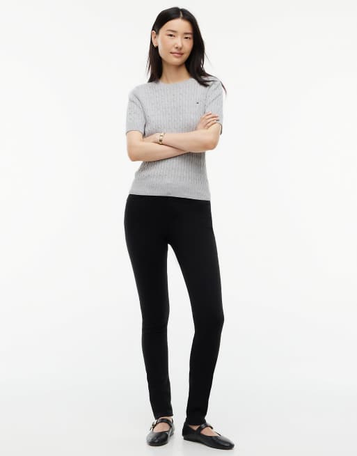Tommy Hilfiger Como mid rise skinny black jeans in stay black, 2 of 7