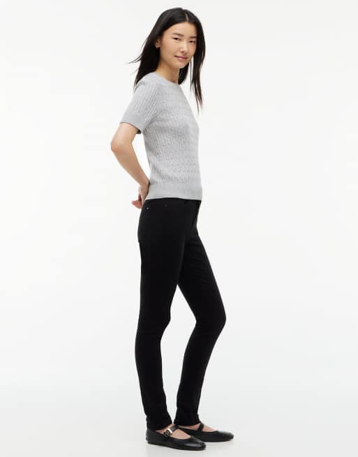Tommy Hilfiger Como Skinny-Jeans mit mittelhohem Bund in Schwarz, Stay Black, 3 von 7