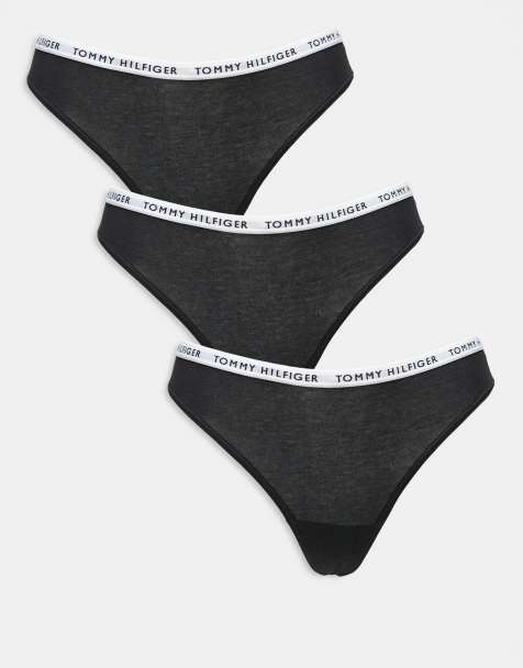 Tommy Hilfiger - Confezione da 3 perizomi neri - view 1