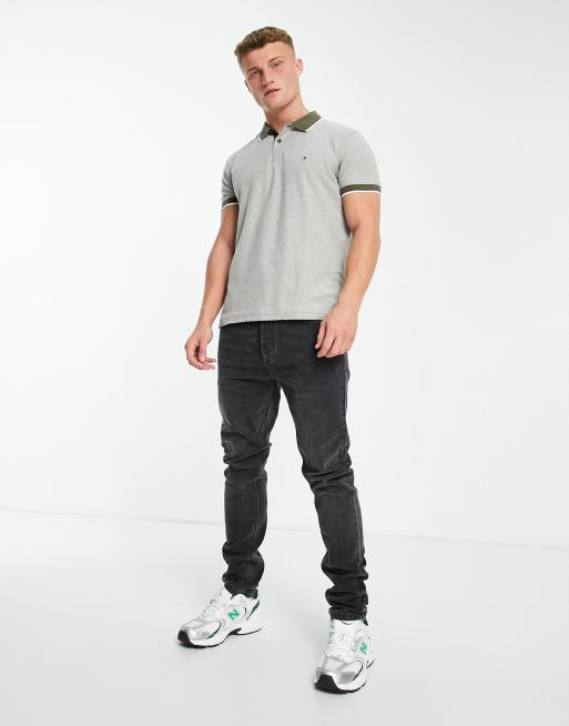 Tommy Hilfiger - Cool - Armygrøn Oxford-poloskjorte i regular fit, 3 af 4