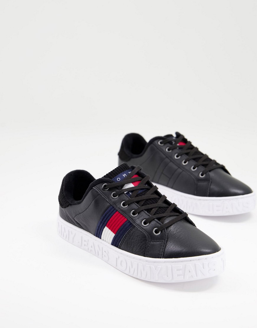 Tommy Hilfiger cool warm lined trainers black