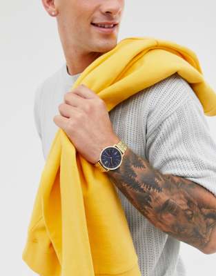 tommy hilfiger cooper watch gold