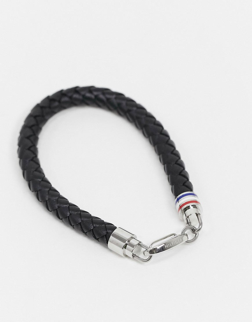 Tommy Hilfiger cord bracelet in black