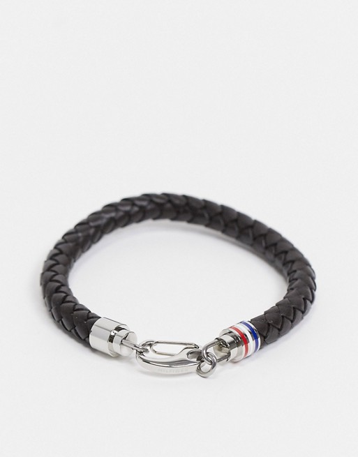 Tommy Hilfiger cord bracelet in brown