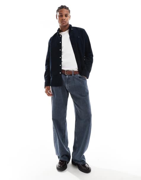 Tommy Hilfiger cord shirt in navy - view 1