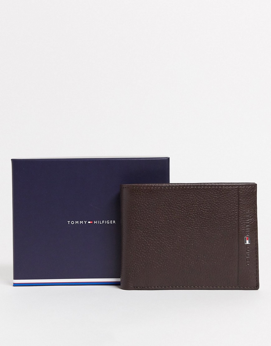 Tommy Hilfiger core cc & coin wallet-Brown