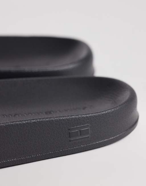 Tommy Hilfiger - Core - Claquettes à logo - Noir, 2 de 4