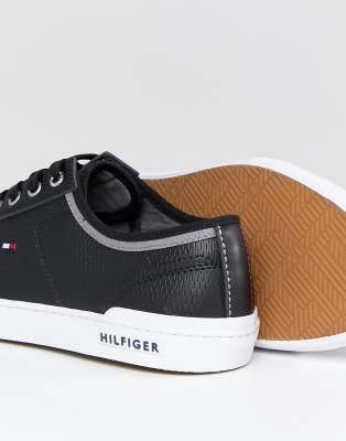 tommy hilfiger core perforated leather