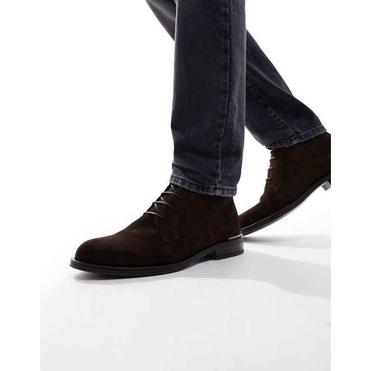 Tommy hilfiger store suede booties