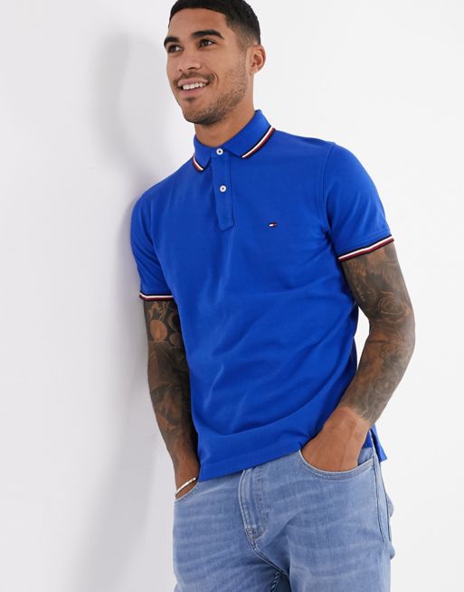 Tommy Hilfiger core tipped slim fit polo shirt | ASOS