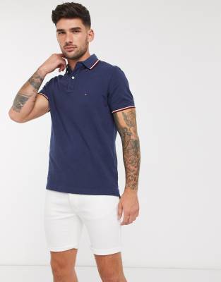 tommy tipped slim polo