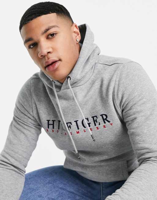 Tommy Hilfiger hoodie in gray ASOS