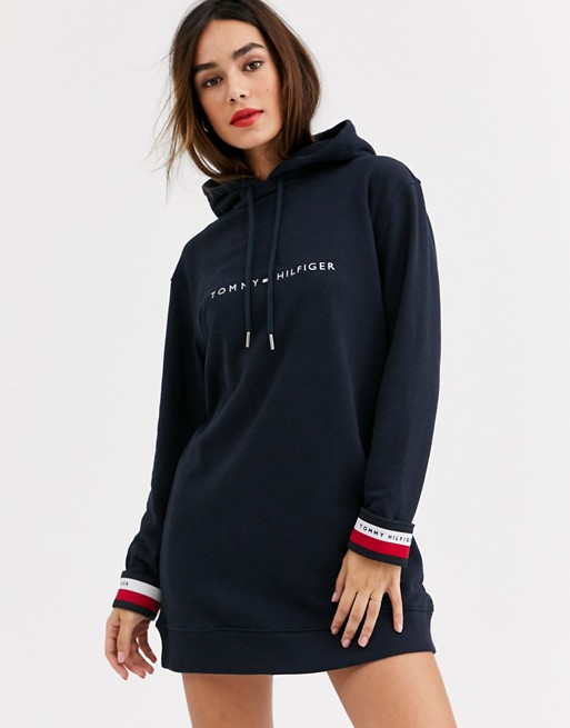 Tommy Hilfiger Corp logo hoodie dress