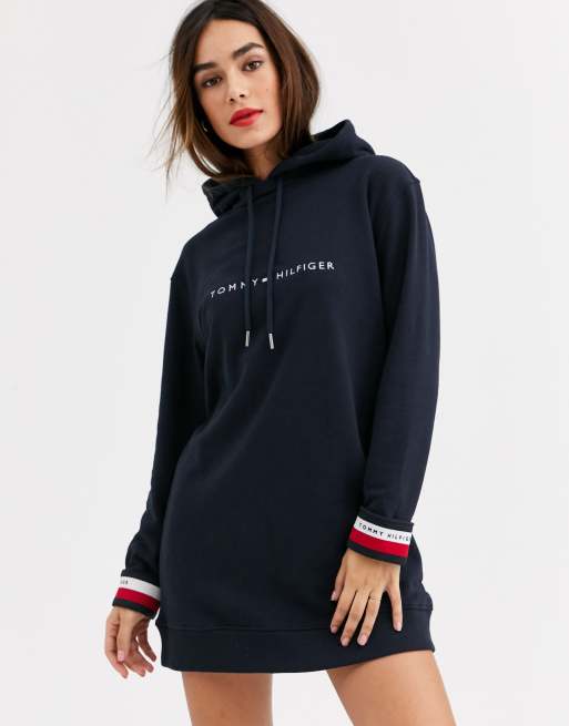 Tommy Hilfiger Corp Robe capuche avec logo