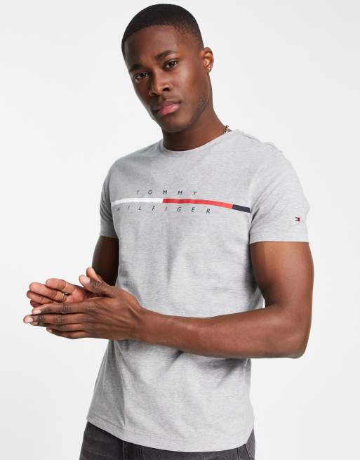 Hilfiger corp split logo t-shirt in |