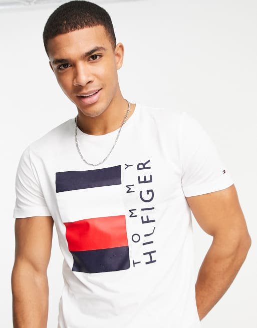 Tommy hilfiger deals box logo tee