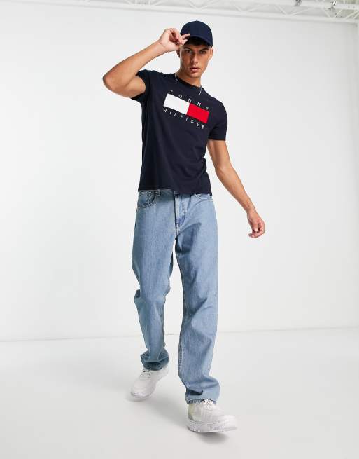 Tommy Hilfiger - Textured Flag T-shirt