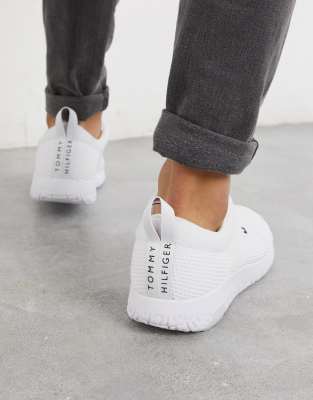 Tommy Hilfiger corporate knit modern runner in white