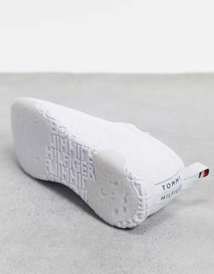 tommy hilfiger corporate knit white