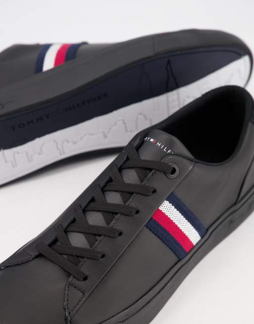 Tommy hilfiger corporate store leather sneaker sneaker