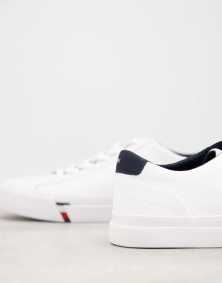 tommy hilfiger corporate leather trainers
