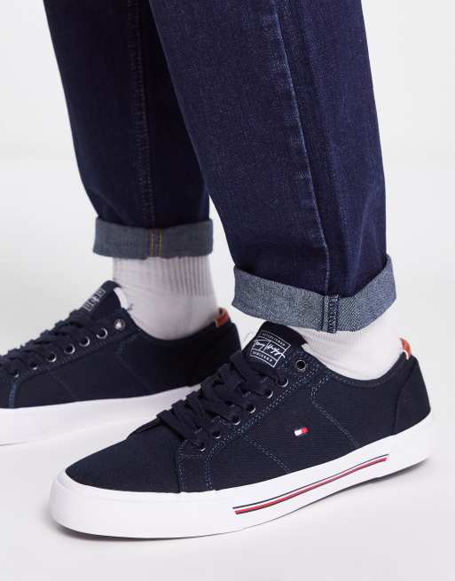 Tommy hilfiger canvas sneakers sale