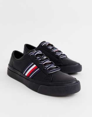 tommy hilfiger signature leather trainers