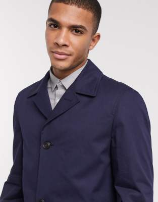 tommy hilfiger tailored cotton car coat