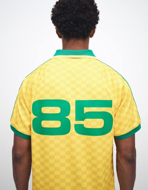 Tommy Hilfiger - Coupe du Monde - Maillot de football du Brésil - Jaune, 3 de 5