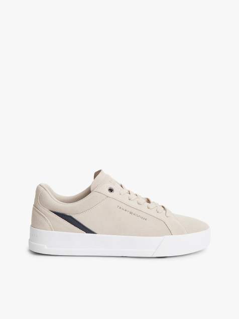 Tommy Hilfiger – Court-Sneaker aus Wildleder in Beige - view 1