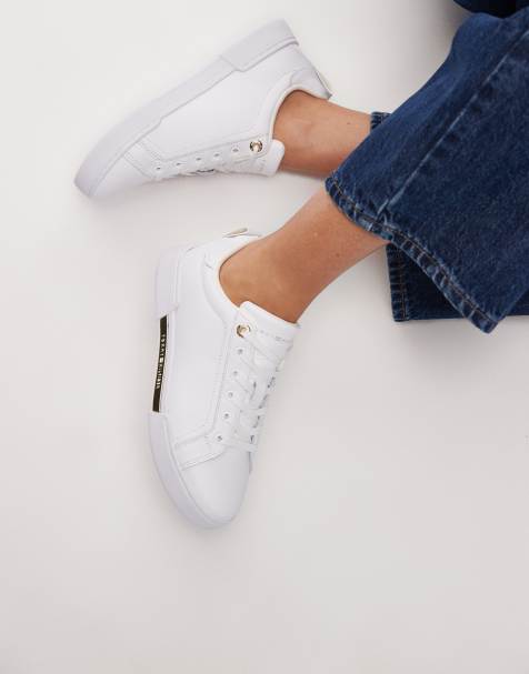 Tommy Hilfiger court sneakers in white - view 1