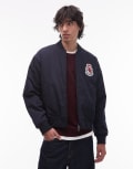 [Tommy Hilfiger] Tommy Hilfiger crest bomber jacket in navy S NAVY