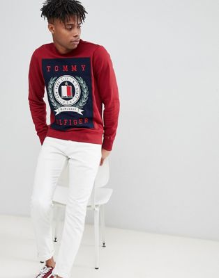 tommy icons crest sweater