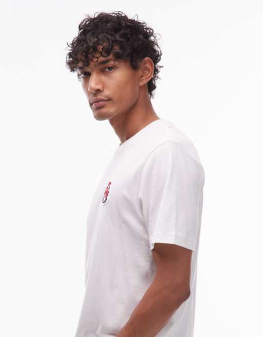 Tommy Hilfiger crest logo t shirt in white , 4 of 5