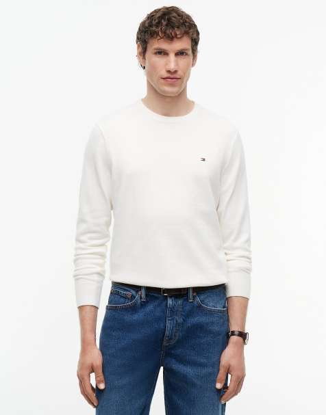 Tommy Hilfiger Crew neck jumper in ivory petal - view 1