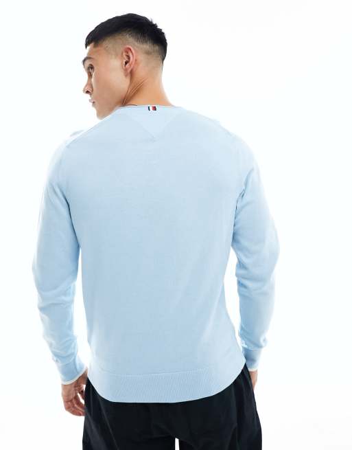 Tommy hilfiger hotsell light blue jumper