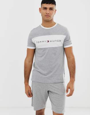 gray tommy hilfiger shirt